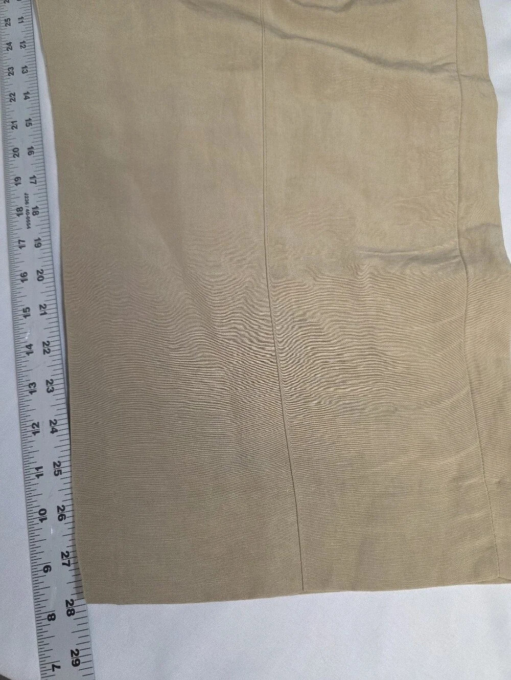 Women's High-Rise Wide-Leg Linen Blend Pants in Beige Womens Size 20